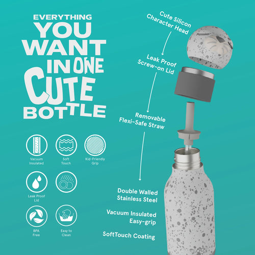 Asobu Trinkflasche Bestie Bottle Seehund