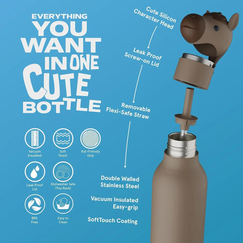 Asobu Trinkflasche Bestie Bottle Pferd