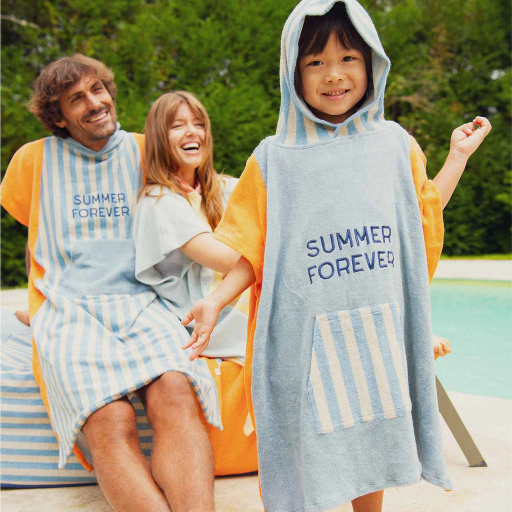 Chamaye Badeponcho Summer Forever blau
