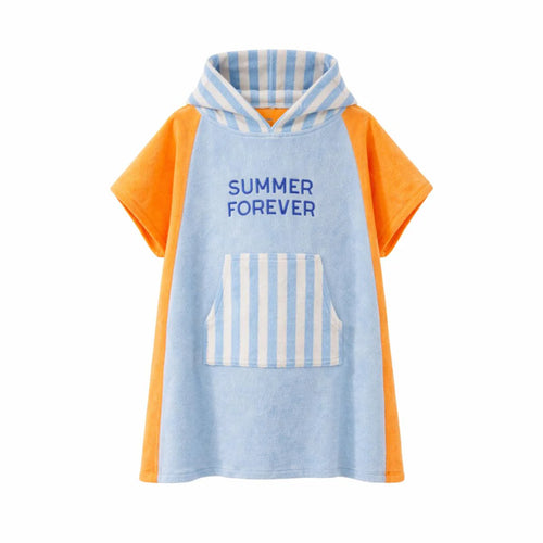 Chamaye Badeponcho Summer Forever blau