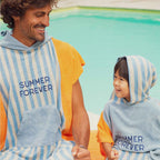 Chamaye Badeponcho Summer Forever blau
