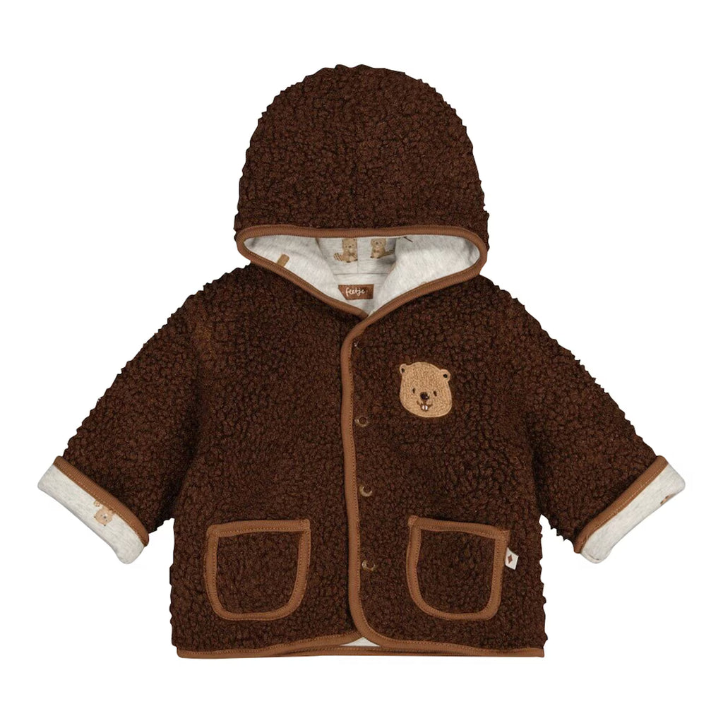 Feetje Wendejacke Teddy Biber