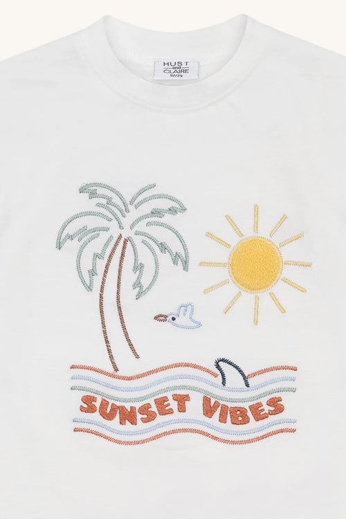 Hust and Claire Kurzärmeliges T-Shirt Sunset