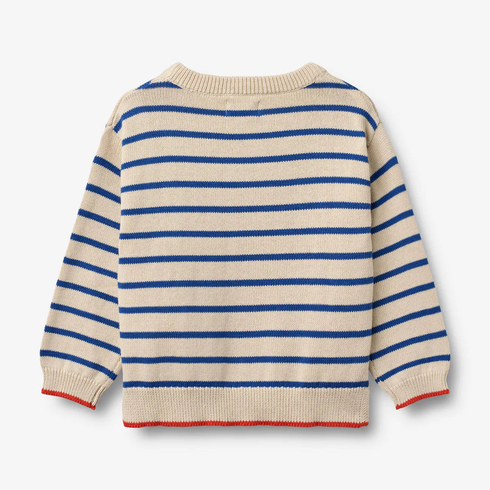 Wheat Pullover gestreift