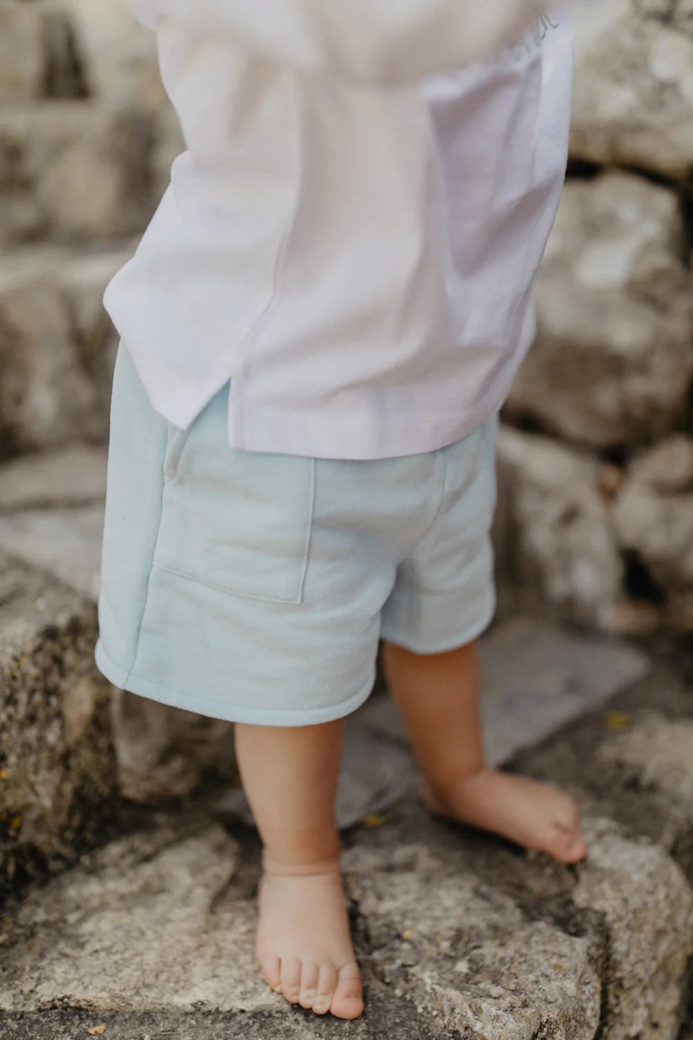 leevje Sweat Shorts Aqua