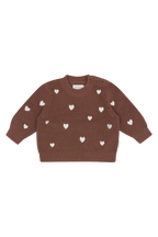 Leevje Strickpullover Hearts