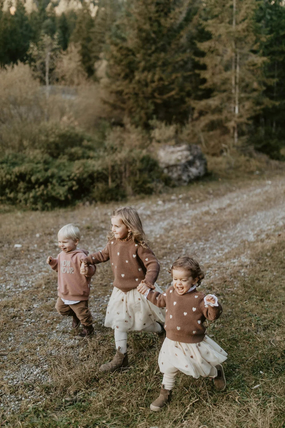 Leevje Strickpullover Hearts