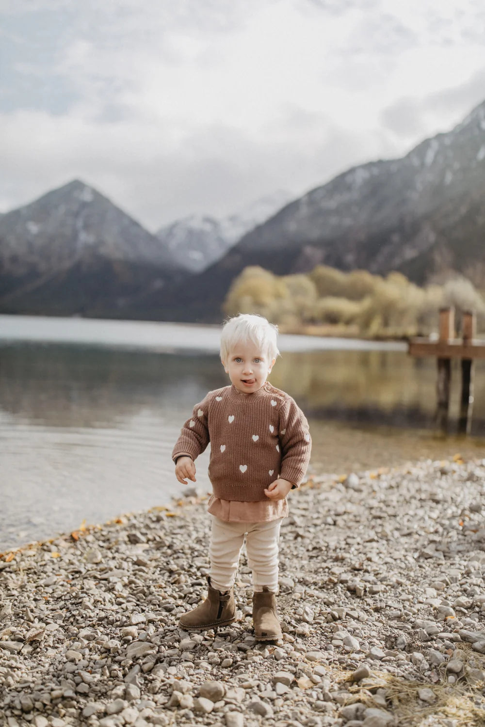 Leevje Strickpullover Hearts