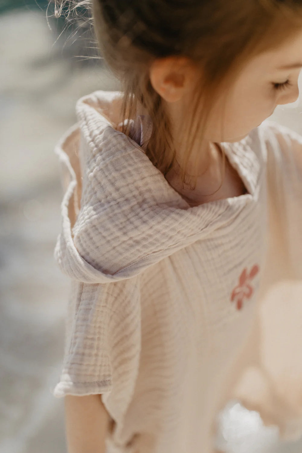 Leevje Badeponcho Muslin Sunshine