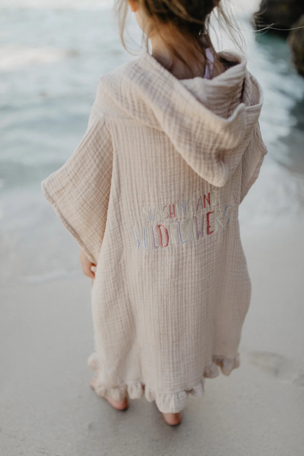 Leevje Badeponcho Muslin Sunshine
