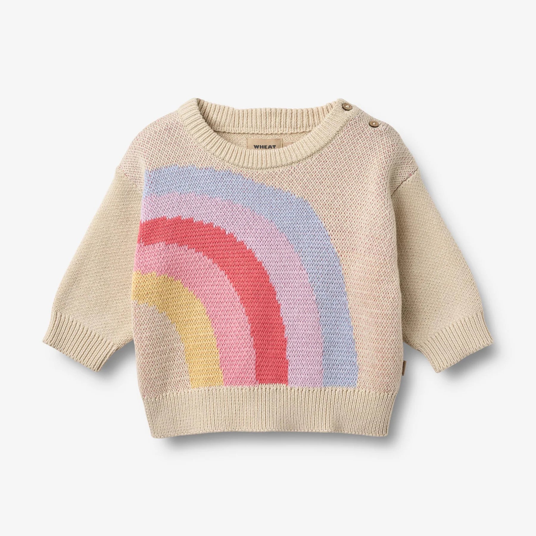 Wheat Jacquard Pullover Solveig