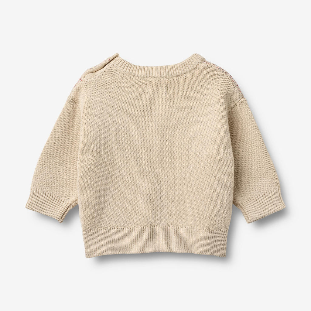 Wheat Jacquard Pullover Solveig