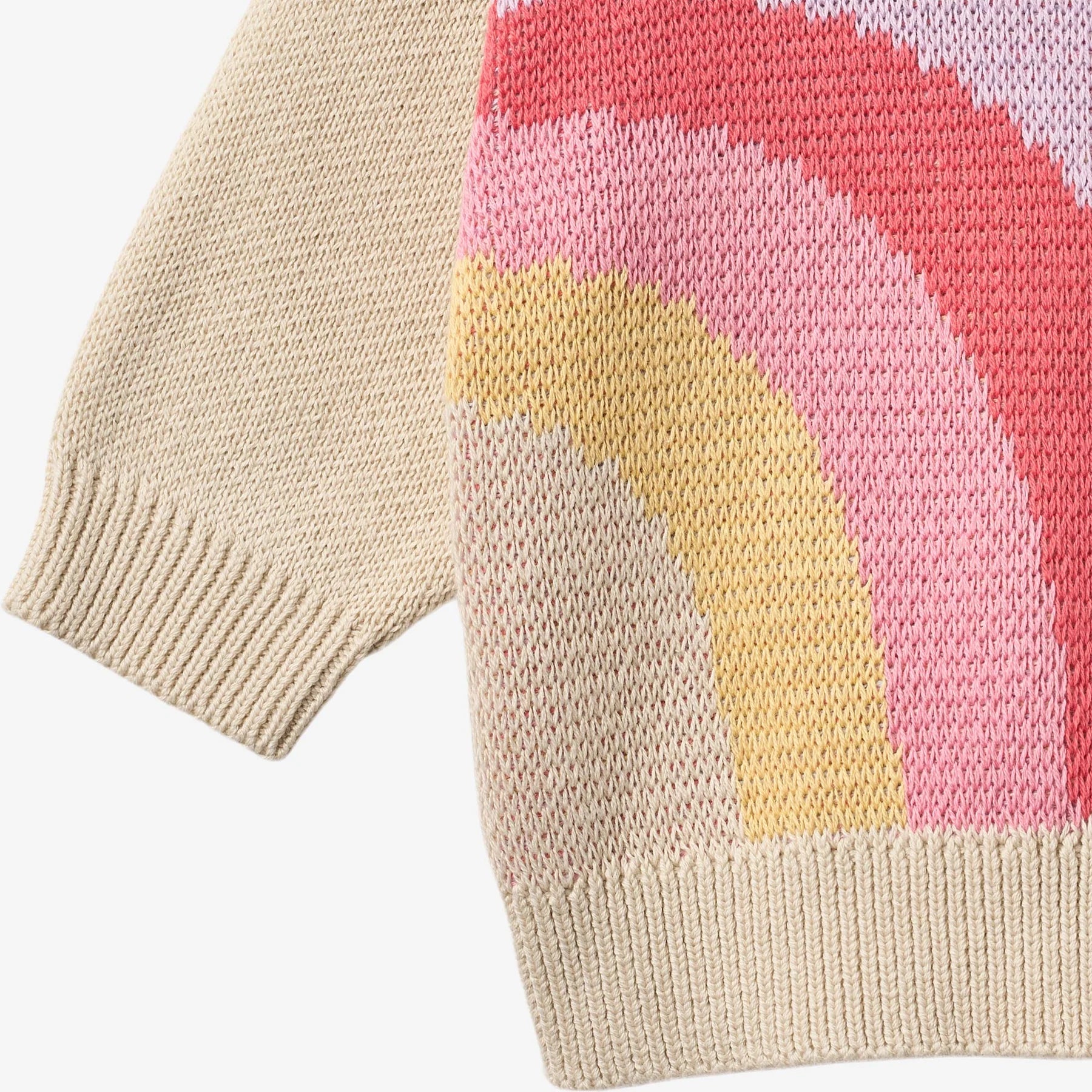 Wheat Jacquard Pullover Solveig